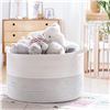 Image 1 : NEW GOODPICK COTTON ROPE LAUNDRY BASKET OR