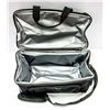 Image 2 : EXTRA LARGE BLACK INSULATED LUNCH BAG WITH