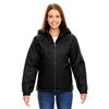 Image 1 : NEW LARGE NORTH END LADIES BLACK INSULATED JACKET