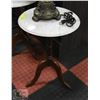 Image 2 : PAIR OF STONE TOP END TABLES 23" TALL