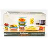 Image 1 : NEW GLASS SNAPWARE PYREX 18 PC CONTAINER SET