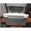 Image 3 : WHIRLPOOL WHITE BOTTOM FREEZER 18 CU FT FRIDGE