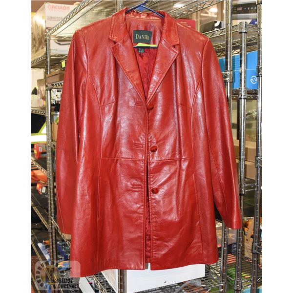 DANIER LEATHER JACKET WOMENS SIZE SMALL