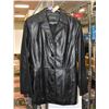 Image 1 : DANIER WOMENS SIZE MEDIUM BLACK LEATHER JACKET