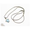 Image 1 : 925 SILVER TURTLE PENDANT W 48MM SILVER CHAIN