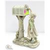 Image 1 : GARDEN MAILBOX + LITTLE GIRL DECOR PIECE