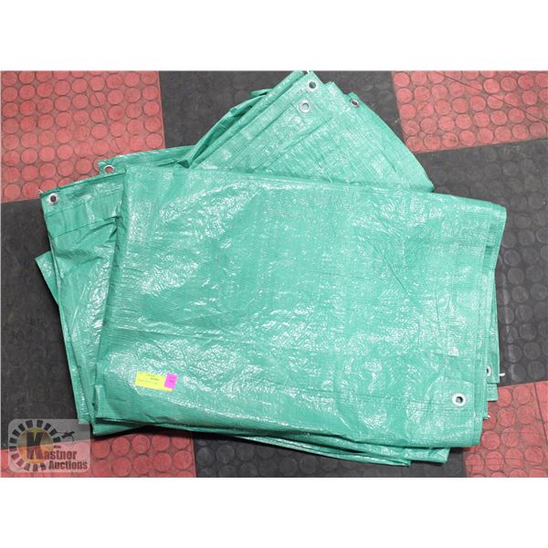 GREEN UTILITY TARP