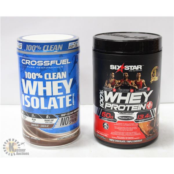 2 NEW WHEY PROTEIN - SEALED