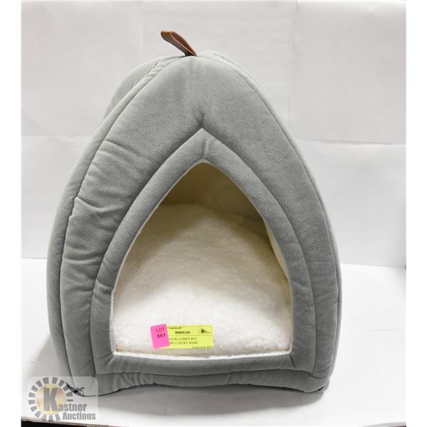 NEW BEDSURE COMFY PET TENT/DOME LUXURY HOME