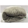 Image 1 : NEW GREY 12LB WEIGHTED BLANKET, APPROXIMATELY