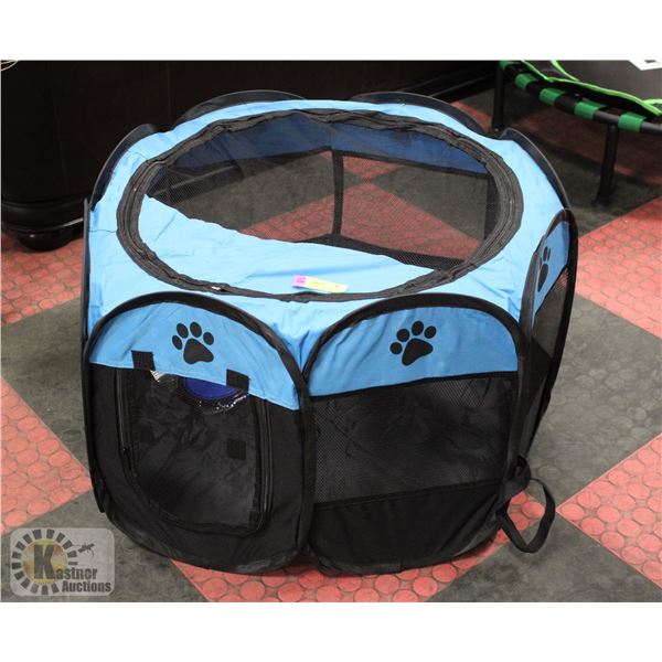 NEW PAWS PET PLAY PEN FOR OUTDOORS AND TRAVEL