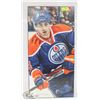 Image 1 : 14" X 28" HARD WOOD OILERS PICTURE EBERLE