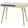 Image 1 : NEW IN BOX WHITE / LIME GREEN DESK WITH DRAWER