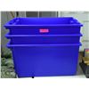 Image 1 : LOT OF 3 BLUE PARTS BINS