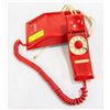 Image 2 : VINTAGE RED ROTARY DIAL TELEPHONE