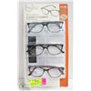 Image 1 : FOSTER GRANT LDS READING GLASSES 3 PACK +1.25