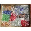 Image 1 : FLAT FULL OF COLOURFUL LUSTRE GEMS, CRYSTAL