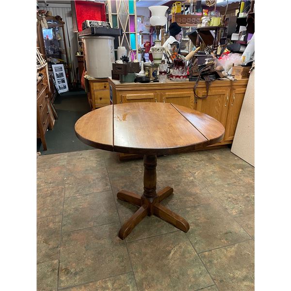 SOLID WOOD DROP LEAF TABLE