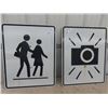 Image 1 : 2 Metal Traffic Signs 1) Photo Radar 24" x 47" & 1) School Zone 24" x 30"