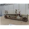 Image 2 : 1914 era Schieble Pressed Metal Firetruck with ladder and driver
