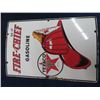 Image 1 : Porc. Texaco Fire Chief sign 18"x12"