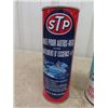 Image 2 : 3 Snowmobile Oil cans- Texaco - Quaker State- STP