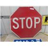 Image 2 : Metal Stop SIgn 30" Round & Metal Country Rd Sign 6"x24"