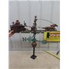 Image 1 : Vintage Copper Folk Art Wind Vane 40"x30" Could use some Sanding but really Cool