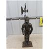 Image 1 : Cast Knight Statue - Good for Fireplace Decor 29.5" tall