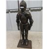Image 2 : Cast Knight Statue - Good for Fireplace Decor 29.5" tall