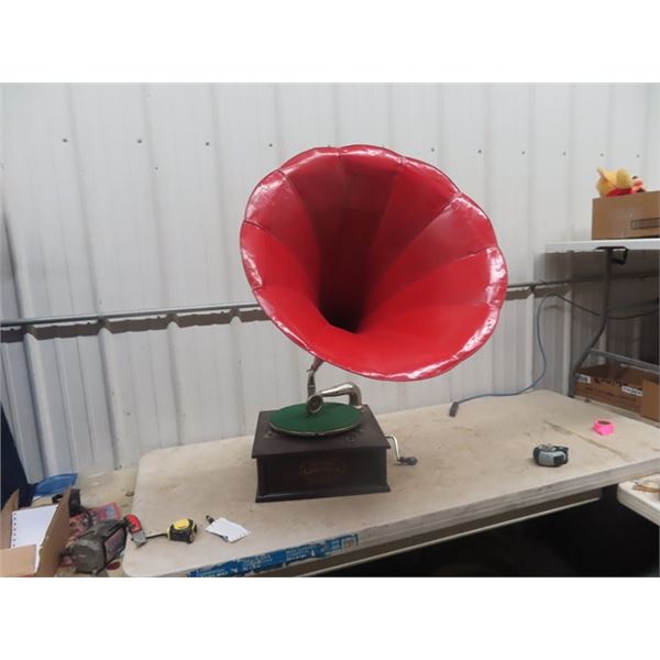 Columbia Grafonola Gramphone with Horn- in working  condition