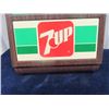 Image 3 : Plastic 7up Clock 11"x19"