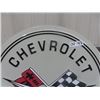 Image 2 : (ov) Metal Embossed Chev/Corvette 24" Sign Modern Mint