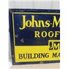 Image 2 : Vintage 1933 Porc. Johns-Manville Roofing 30"x48"