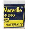Image 3 : Vintage 1933 Porc. Johns-Manville Roofing 30"x48"