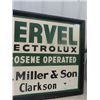 Image 3 : Vintage Metal Electrolux Sign w/ Wooden Frame 36"x60"