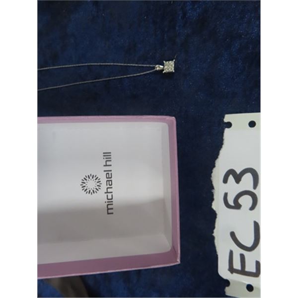 Diamond Necklace .25 CT Diamond - 10KT White Gold Comes With Authenticity From Michael Hill
