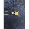 Image 3 : Diamond Necklace .25 CT Diamond - 10KT White Gold Comes With Authenticity From Michael Hill
