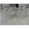 Image 2 : 14 Crystal Candle Sticks, Decanter, Bowls, Dishes, Creamer & Sugar Bowl