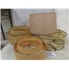Image 1 : 4 Vintage Paper Lamp Shades, Very Nice Condition