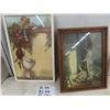 Image 3 : 4 Framed Pictures, Antique Eurpean, Art #8183, Dickens Pheasant Night, JW Gozzard, North Shop Welsh,