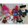 Image 1 : 8 Plush Toys, Spiderman, Frozen, Kodak Kritters, Bears Plus More!