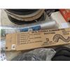Image 3 : 2 Rolls Weather Stripping, Sump Pump Hose, Flexible Alum Ducting, Partial Roll of Poly