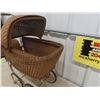 Image 3 : Vinage Metal & Wicker Stroller