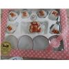 Image 2 : Steiff Limited Edition Tea Set in Box , Fenton, Set of Porc Candle Holders