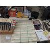 Image 1 : Vintage Encyclopedias, 1981 Western Breeders Calendar, Old Farm Record Books and Vintage Screw Drive