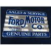 Image 1 : (ov) Metal Corrugated Sign Ford 12"x18" Modern Mint