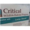 Image 3 : Metal Critical Wildlife Habitat Program Sign 30"x48"