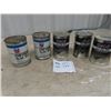 Image 1 : 5 Full Quartz Oil Cans 3x Chevron Aircraft Hydraulic Fluid 2x Mobil Jet Synthetic Oil