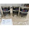 Image 2 : 5 Full Quartz Oil Cans 3x Chevron Aircraft Hydraulic Fluid 2x Mobil Jet Synthetic Oil